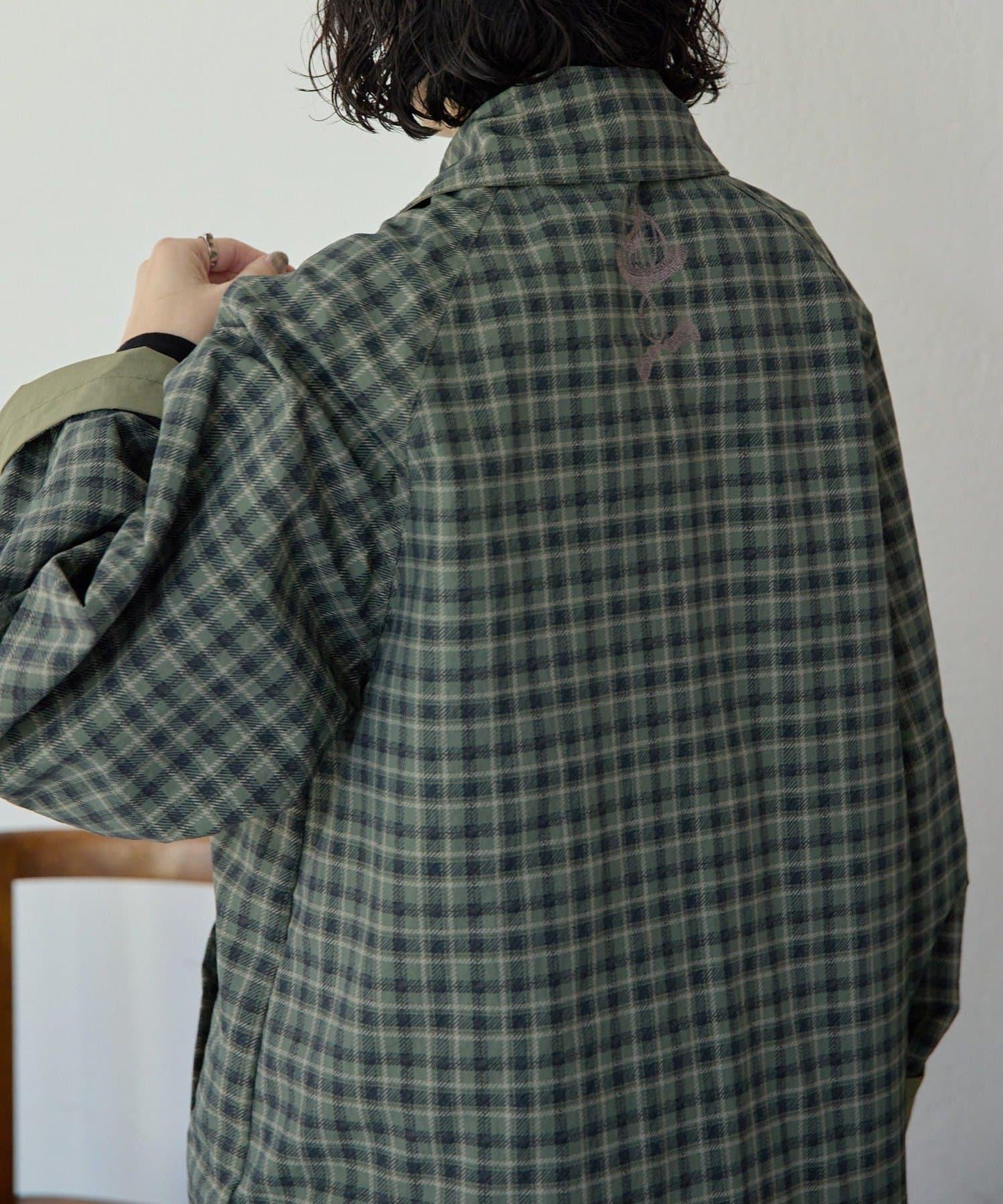 sampo×ear 聯名 可雙面穿 半大衣