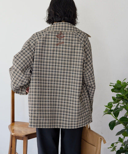 sampo×ear 聯名 可雙面穿 半大衣