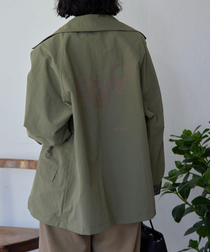 sampo×ear 聯名 可雙面穿 半大衣