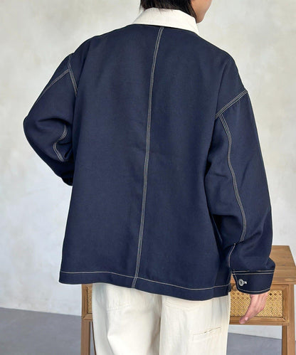 防花粉處理 明線 工裝連體服