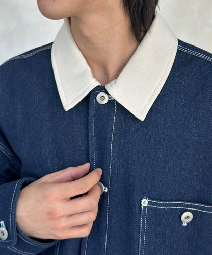 防花粉處理 明線 工裝連體服