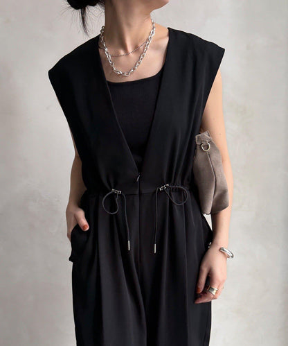 網店限定 正式場合適用 荷葉邊 連體褲