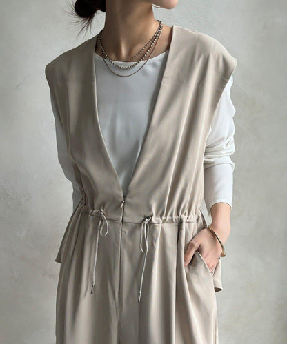 網店限定 正式場合適用 荷葉邊 連體褲