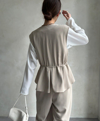 網店限定 正式場合適用 荷葉邊 連體褲