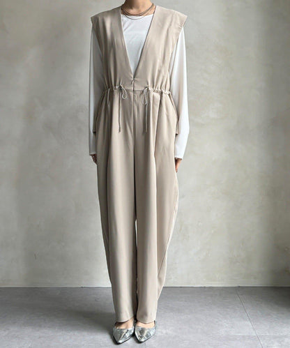 網店限定 正式場合適用 荷葉邊 連體褲