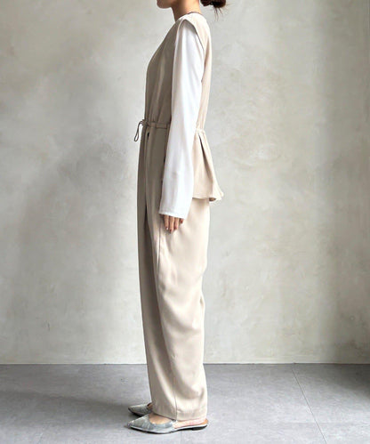 網店限定 正式場合適用 荷葉邊 連體褲