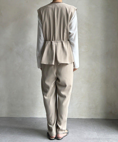 網店限定 正式場合適用 荷葉邊 連體褲