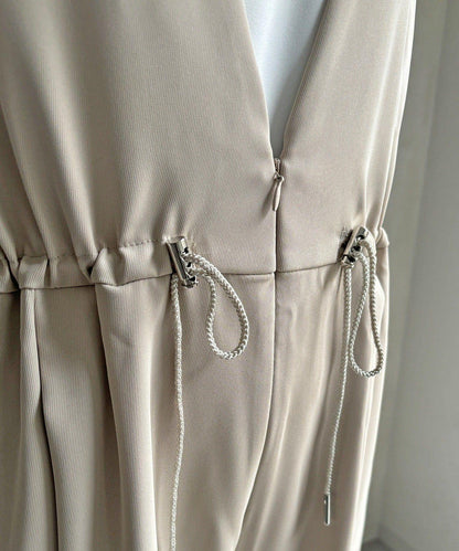 網店限定 正式場合適用 荷葉邊 連體褲