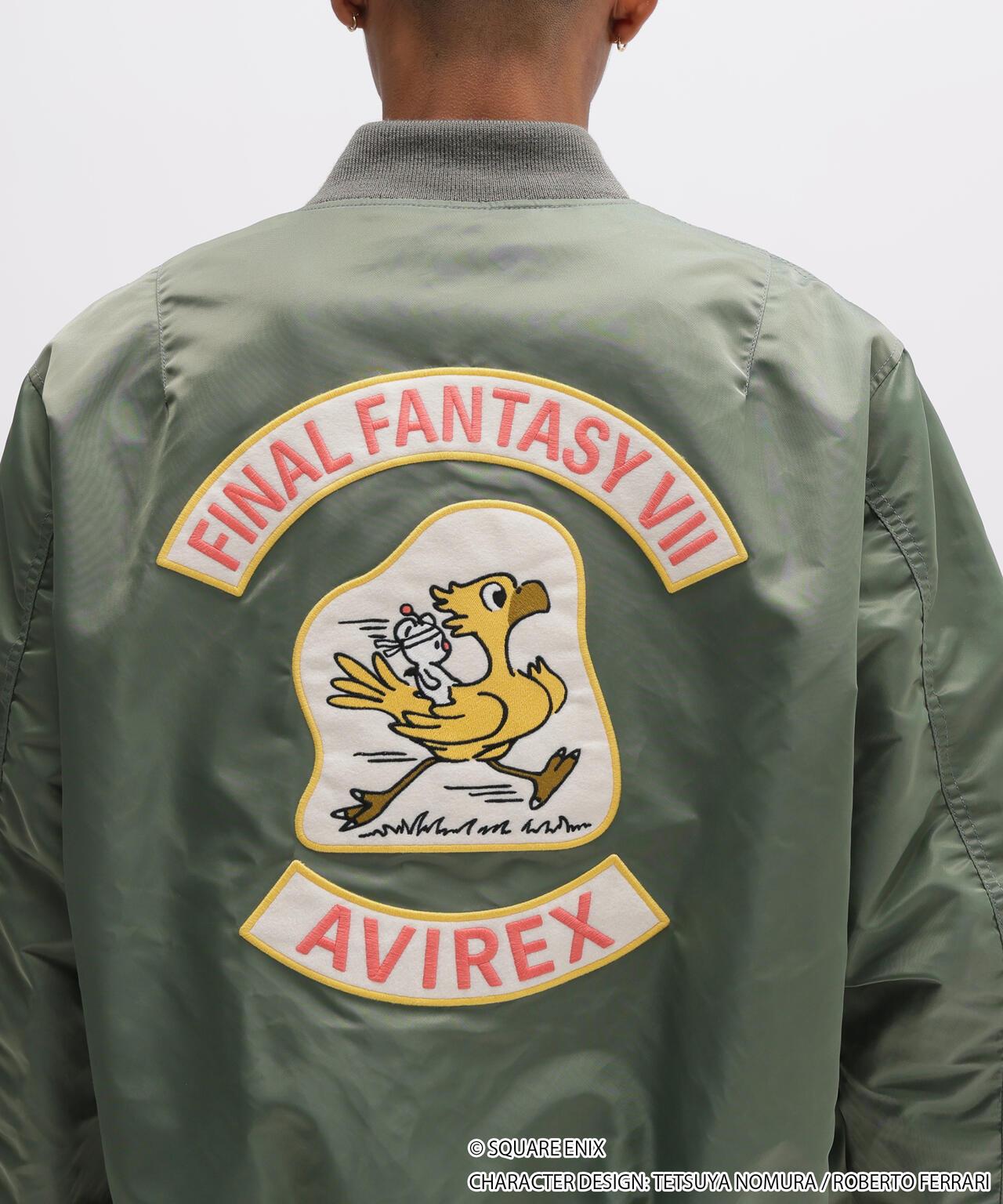 AVIREX × FINAL FANTASY VII REMAKE（最終幻想7 重製版） CHOCOBO 外套 MA-1
