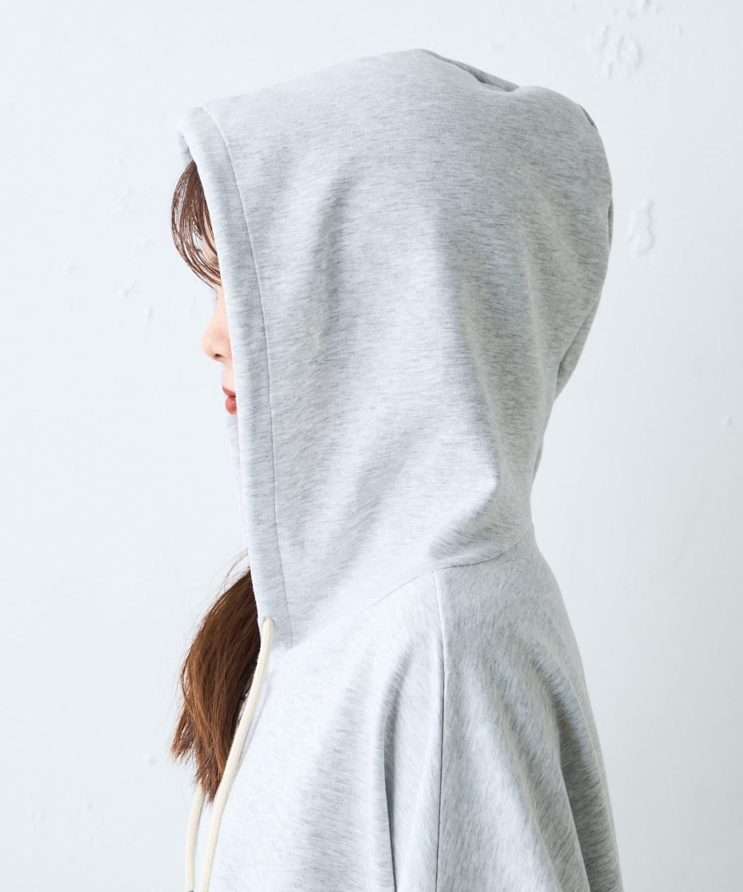 水洗做舊空氣層連帽衛衣