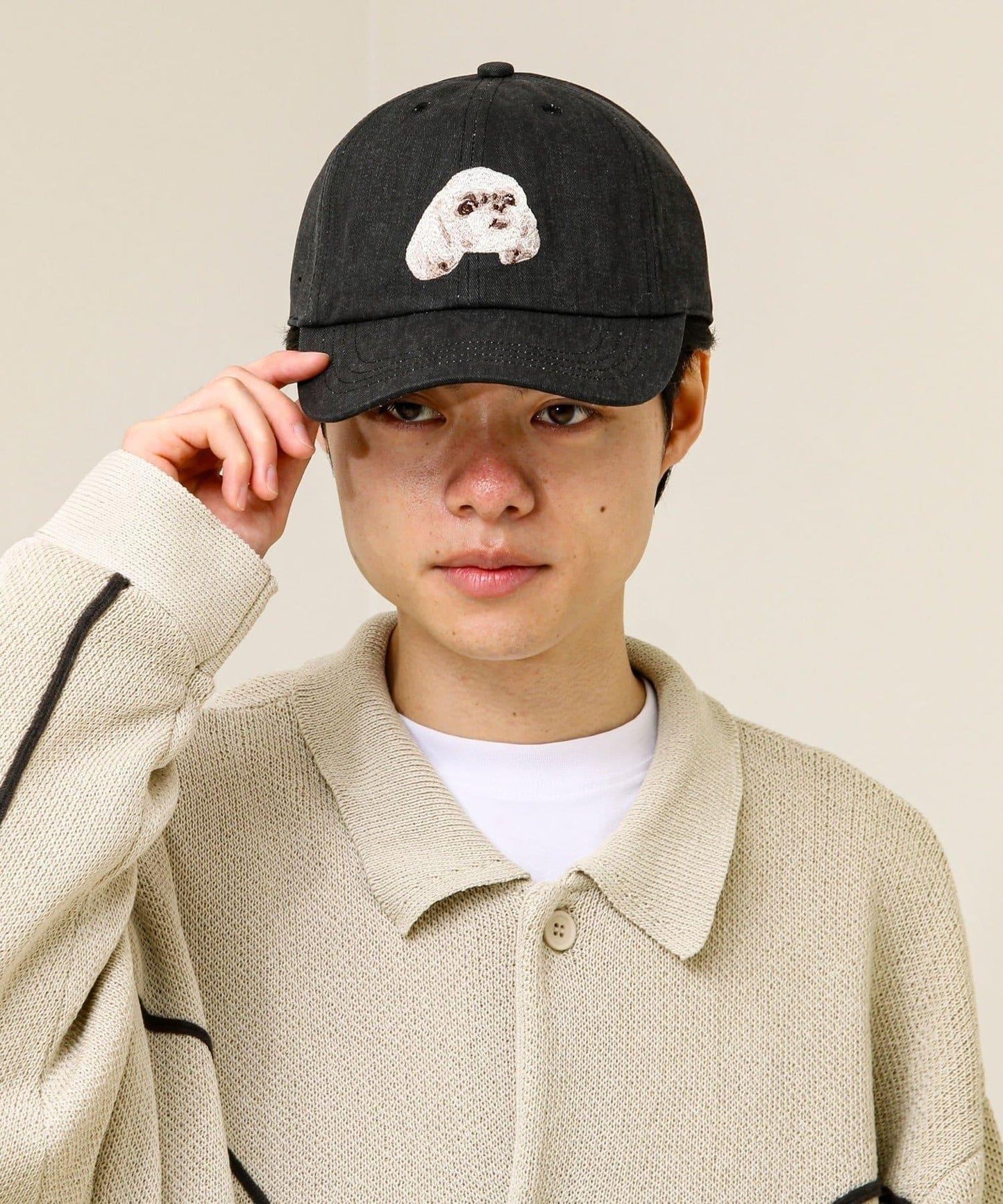 新增配色迴歸 WASHED DOG embroidery 圖案 棒球帽