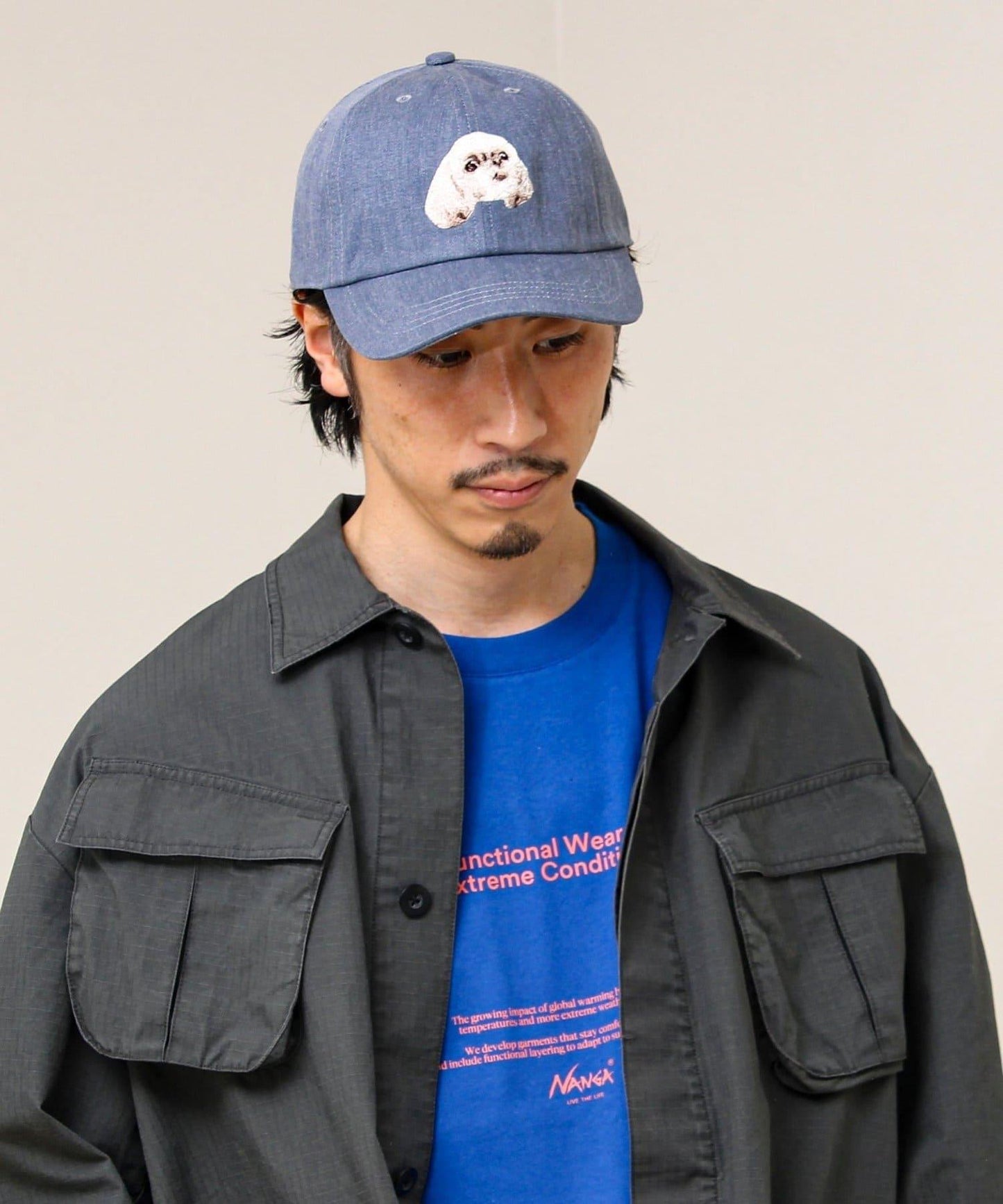 新增配色迴歸 WASHED DOG embroidery 圖案 棒球帽