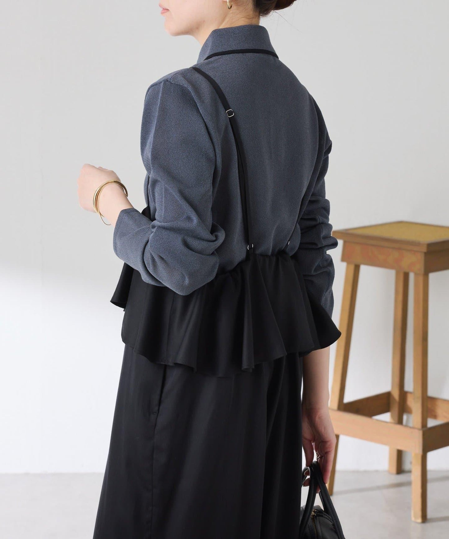 換季適用 POLO領 透視 針織 針織上衣