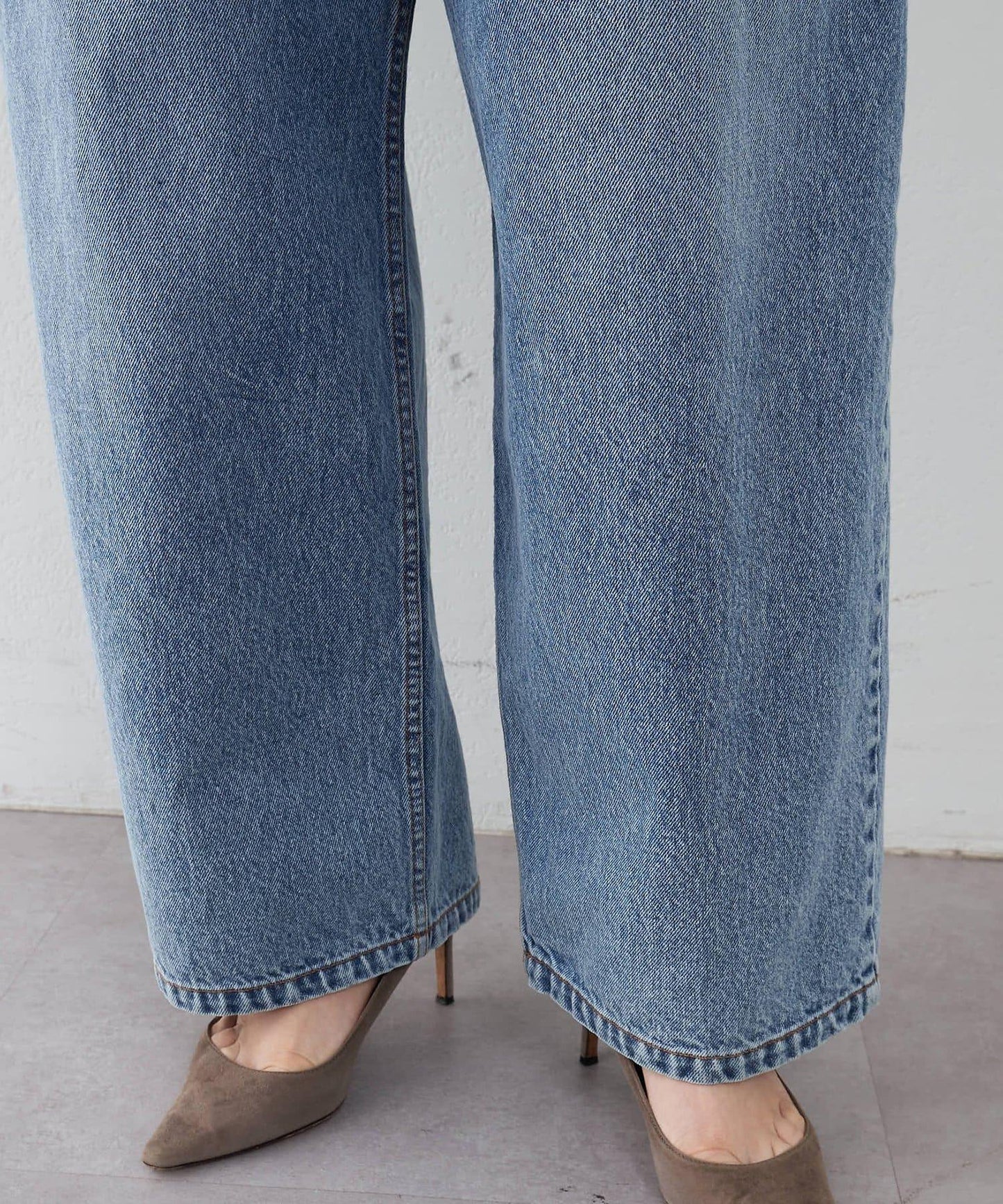 彎刀版型 牛仔面料 牛仔褲