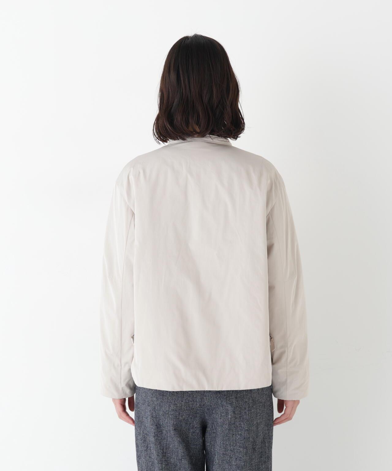 弱防潑水塔夫綢中棉休閒夾克