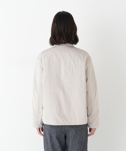 弱防潑水塔夫綢中棉休閒夾克