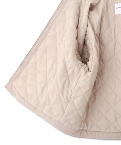 弱防潑水塔夫綢中棉休閒夾克