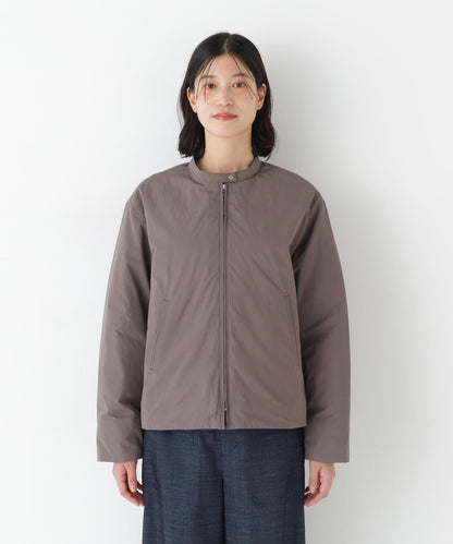 弱防潑水塔夫綢中棉休閒夾克