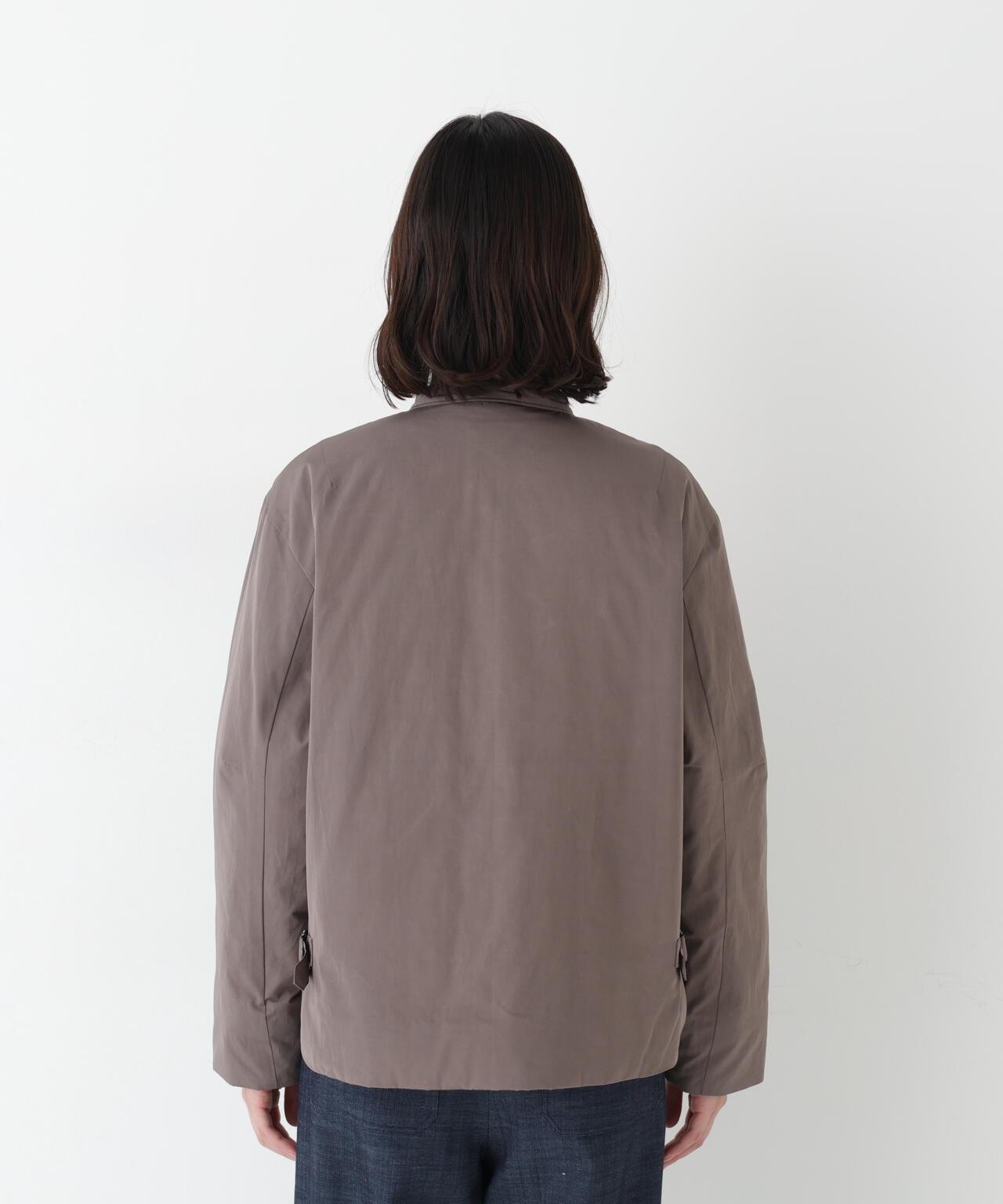 弱防潑水塔夫綢中棉休閒夾克