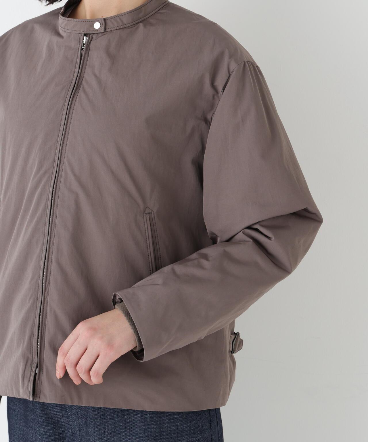 弱防潑水塔夫綢中棉休閒夾克