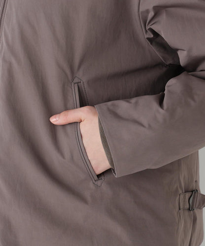 弱防潑水塔夫綢中棉休閒夾克