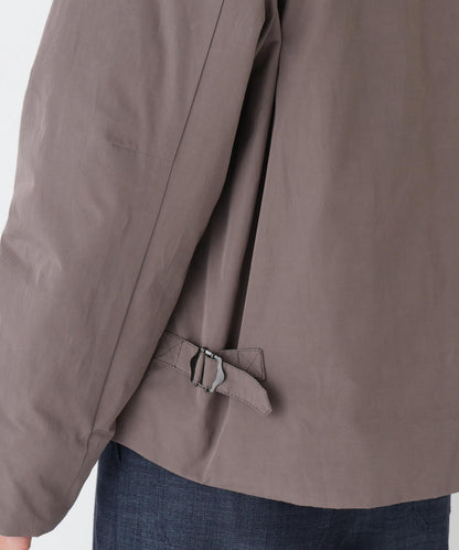 弱防潑水塔夫綢中棉休閒夾克