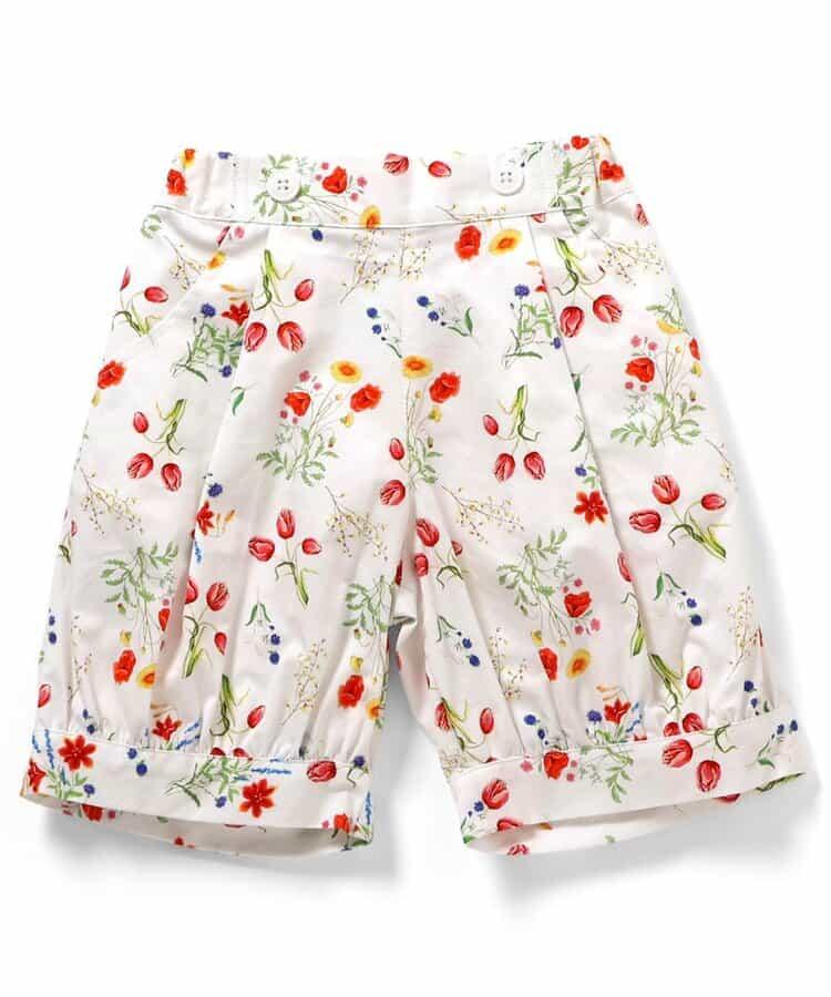 褶飾泡泡廓形 五分丈 短褲