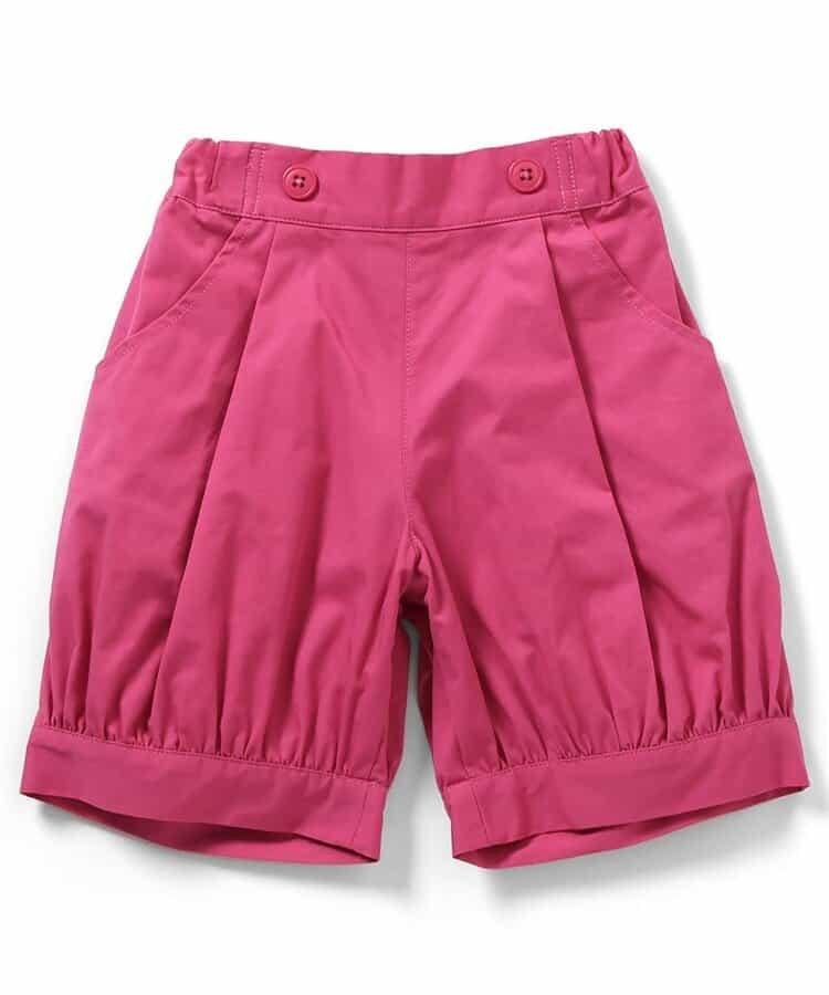 褶飾泡泡廓形 五分丈 短褲