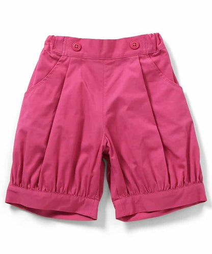 褶飾泡泡廓形 五分丈 短褲