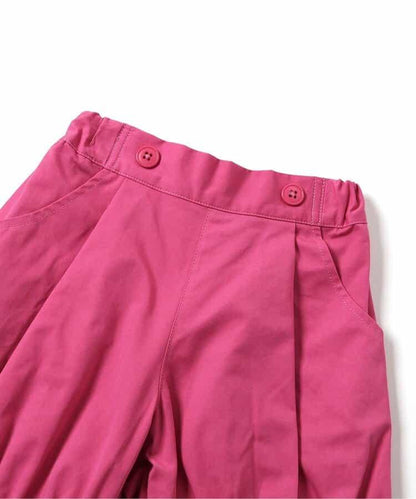 褶飾泡泡廓形 五分丈 短褲