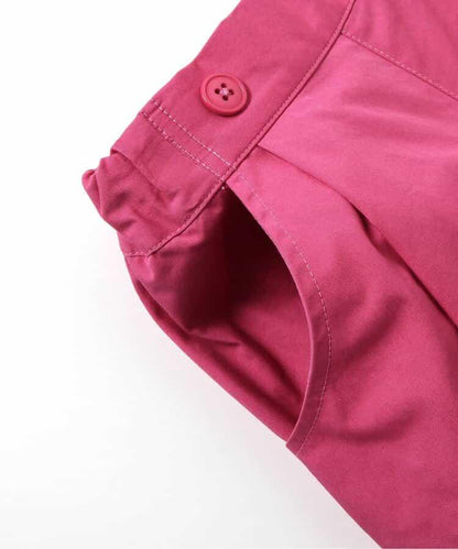 褶飾泡泡廓形 五分丈 短褲