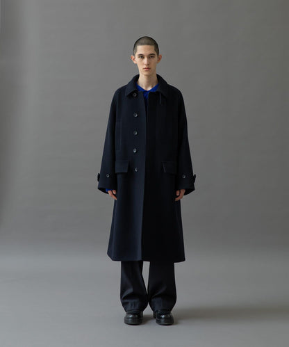 ANOTHER OFFICE Voyager Bold Balmacaan Coat