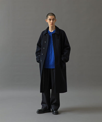 ANOTHER OFFICE Voyager Bold Balmacaan Coat