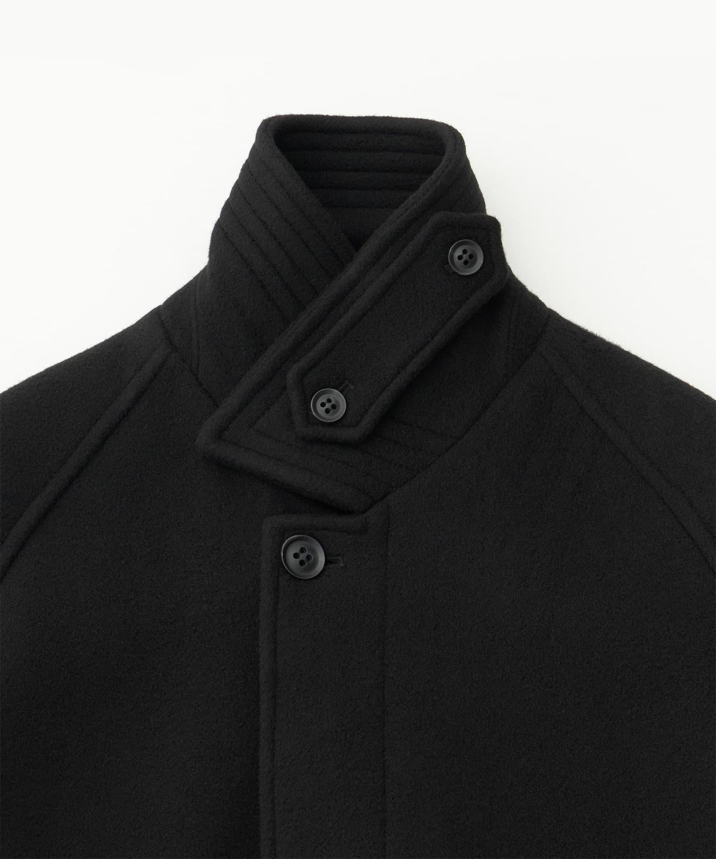 ANOTHER OFFICE Voyager Bold Balmacaan Coat