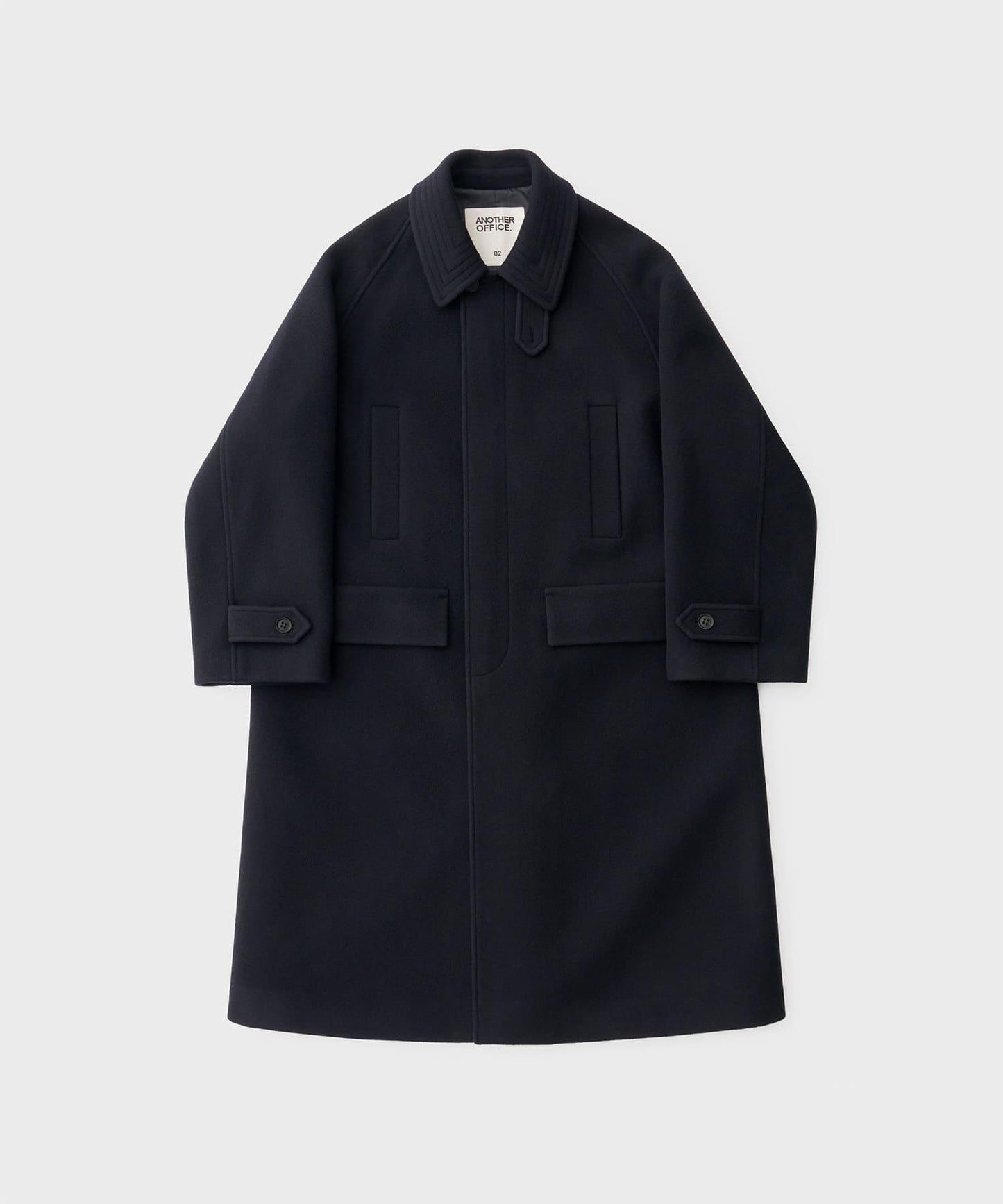 ANOTHER OFFICE Voyager Bold Balmacaan Coat