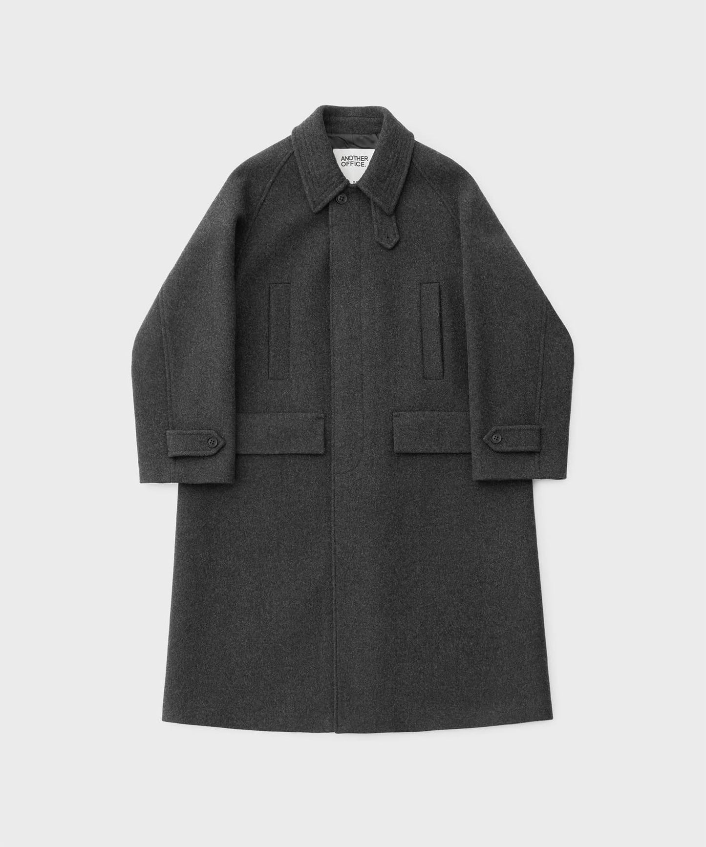 ANOTHER OFFICE Voyager Bold Balmacaan Coat