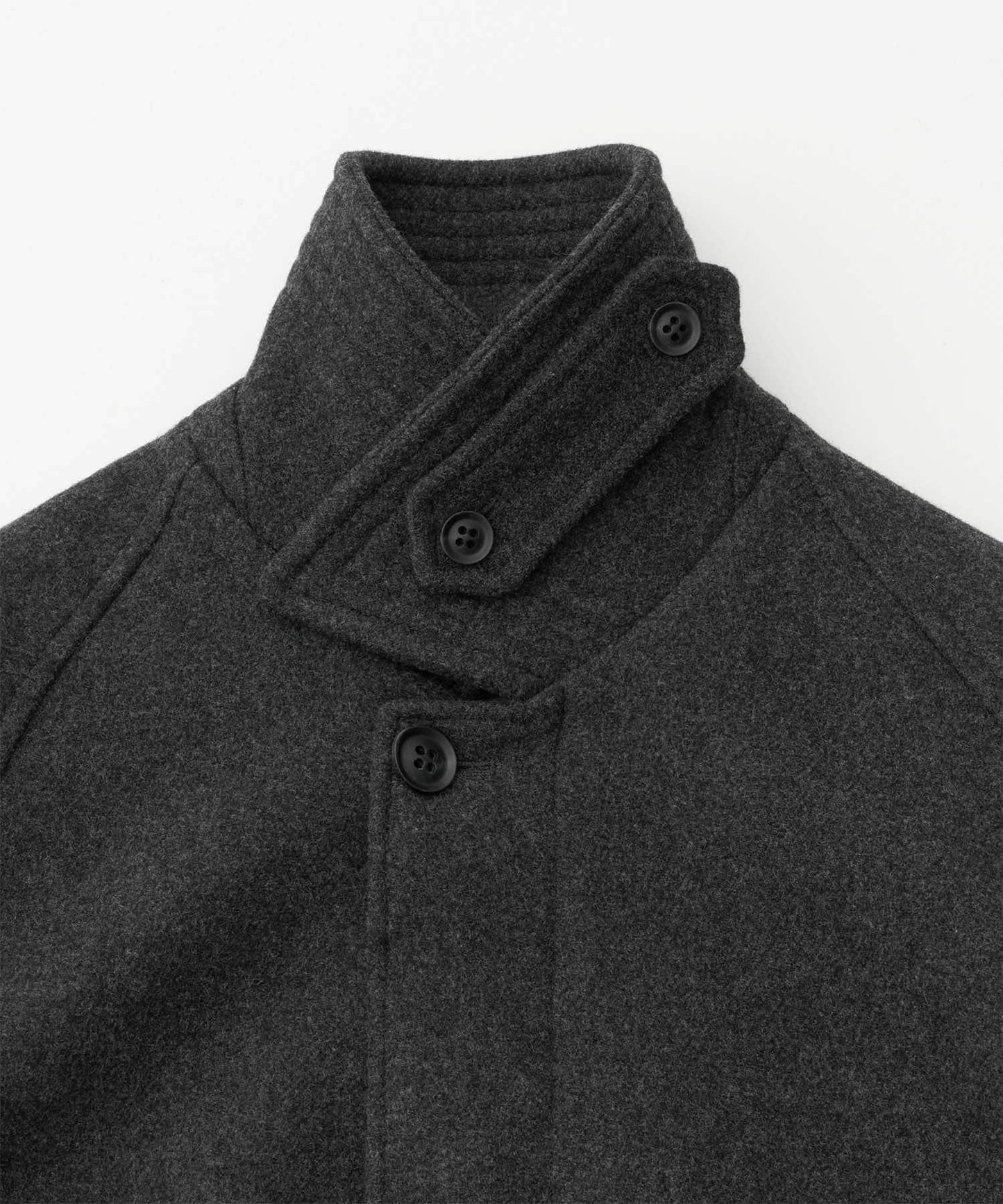 ANOTHER OFFICE Voyager Bold Balmacaan Coat