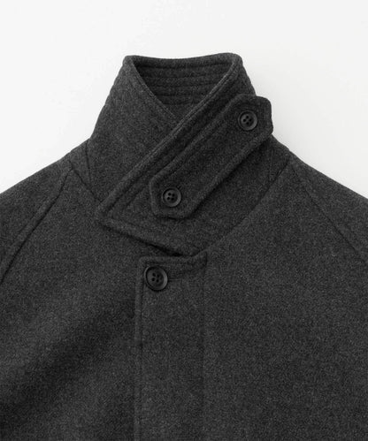 ANOTHER OFFICE Voyager Bold Balmacaan Coat