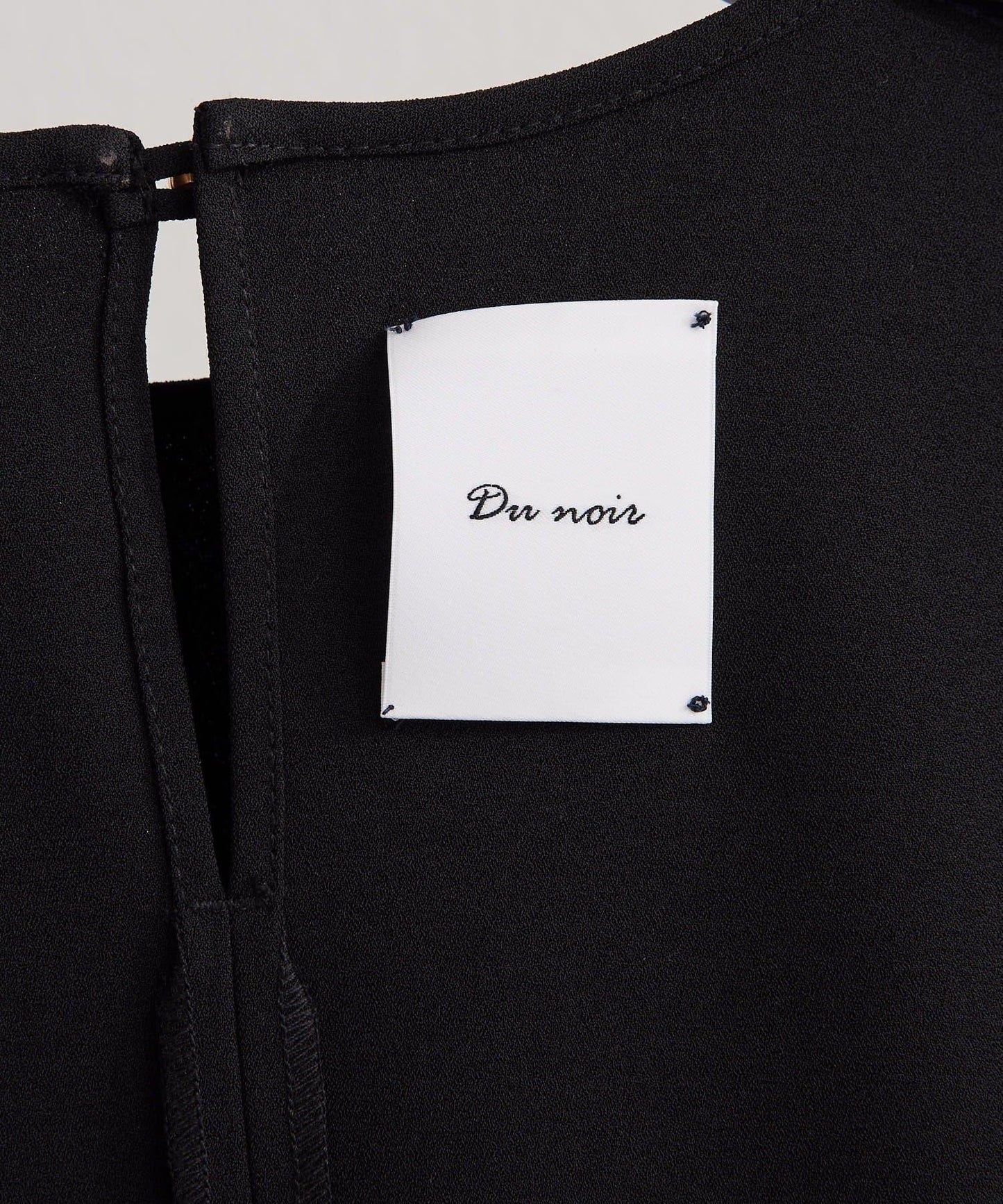 Du noir 手工風走線 彈力喬其 套頭上衣