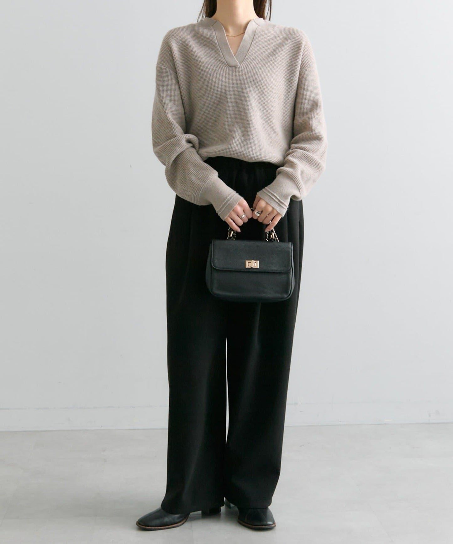 鏈條肩帶 2WAY 單肩包