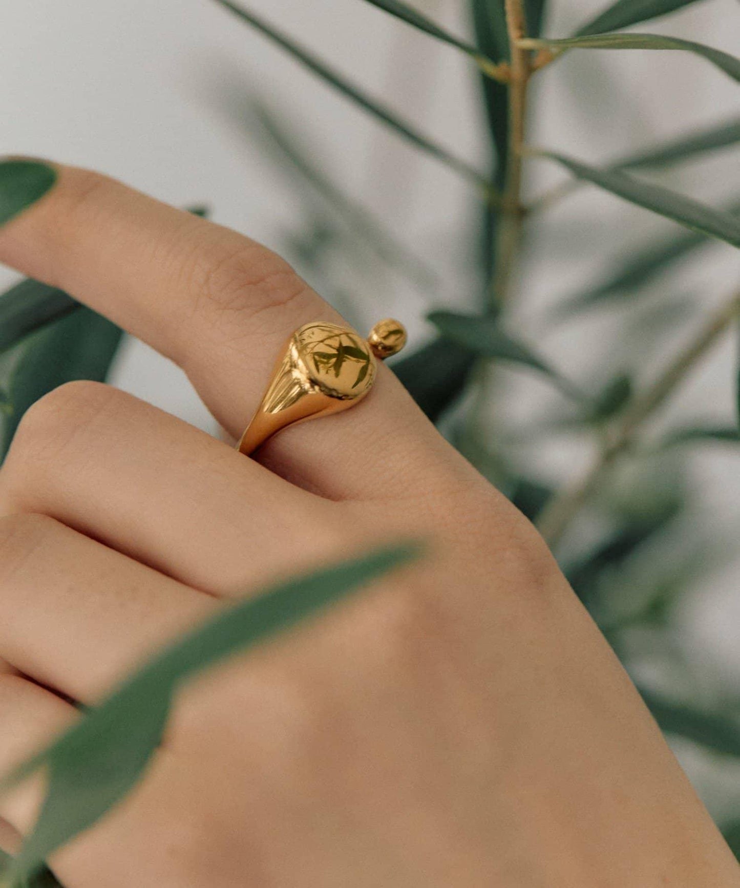 線上限定 防過敏不鏽鋼 不對稱戒指