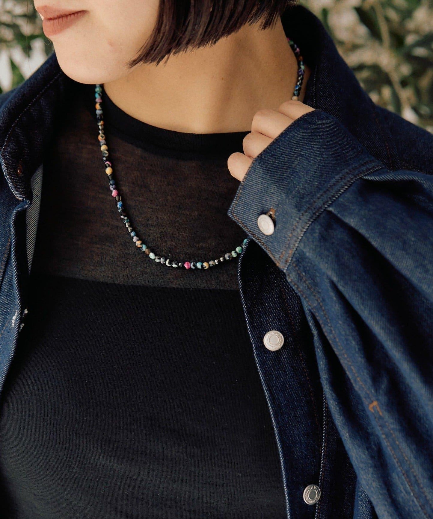 MIX彩色寶石項鍊