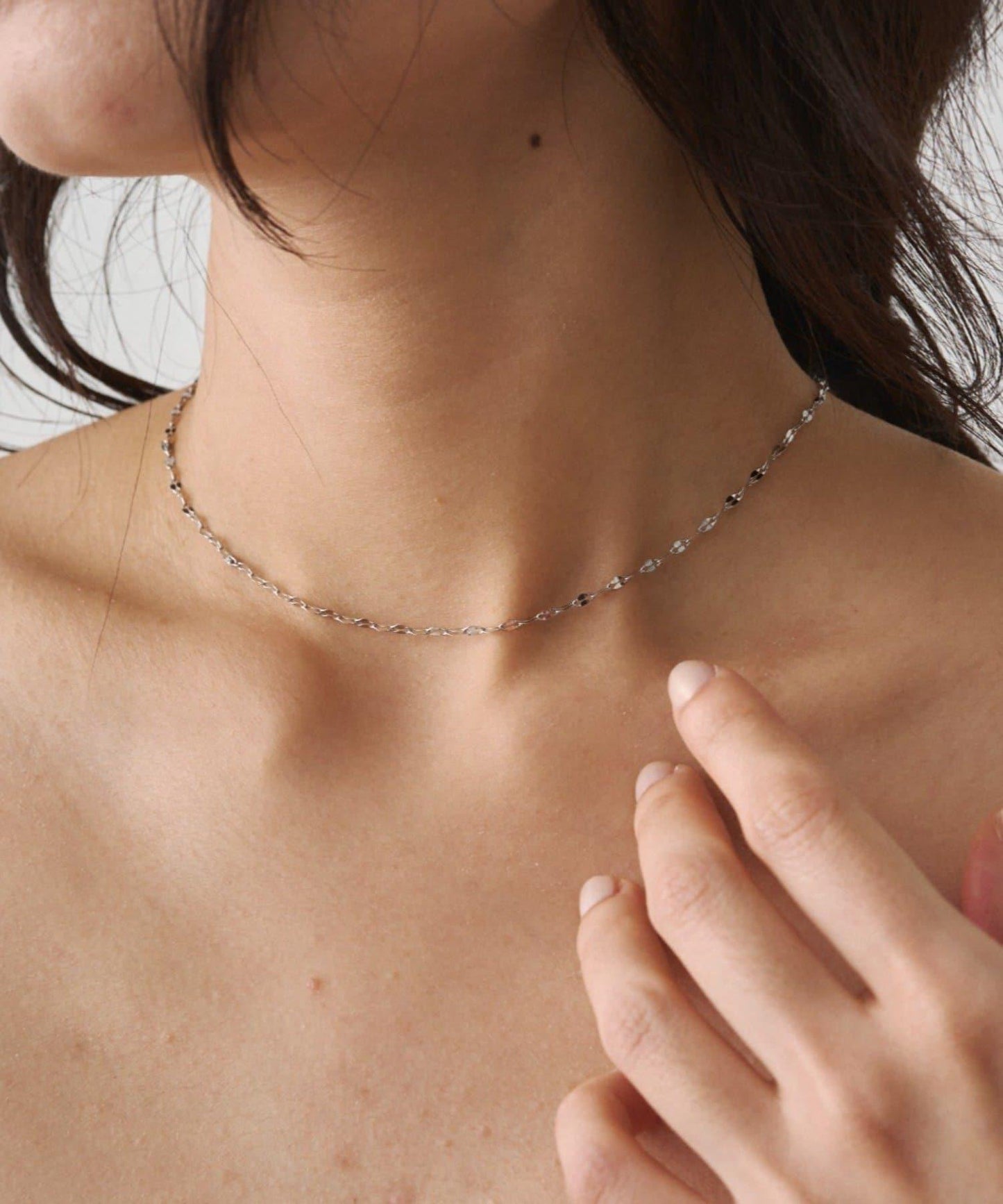 《金屬アレルギー対応/ステンレス》 GALENA/ガレナ 細鏈項鍊