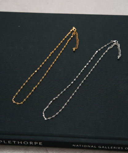 《金屬アレルギー対応/ステンレス》 GALENA/ガレナ 細鏈項鍊