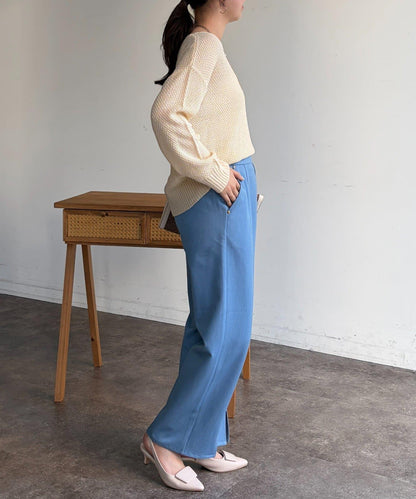 中心開叉 褲子