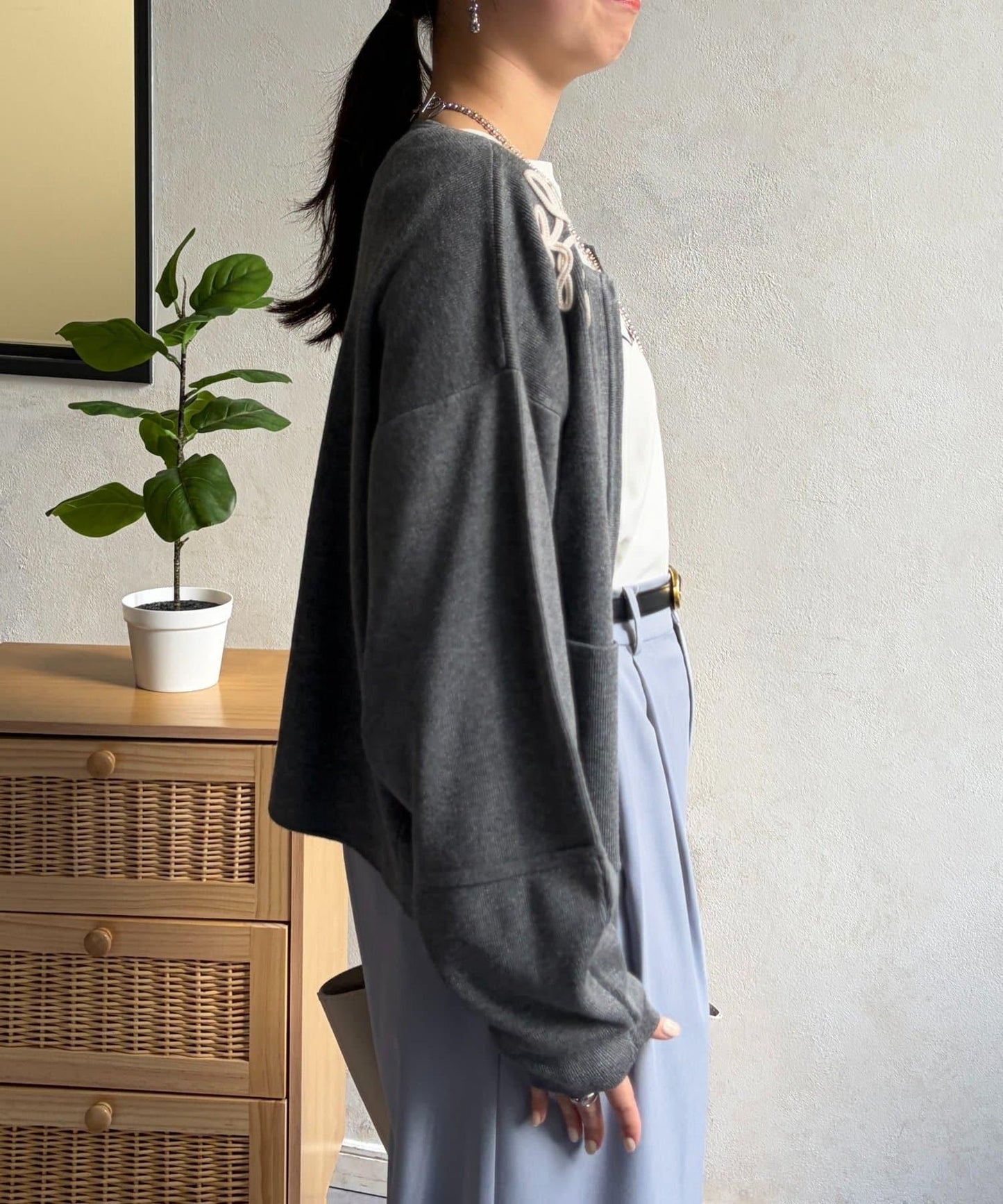 刺繡設計 針織 夾克
