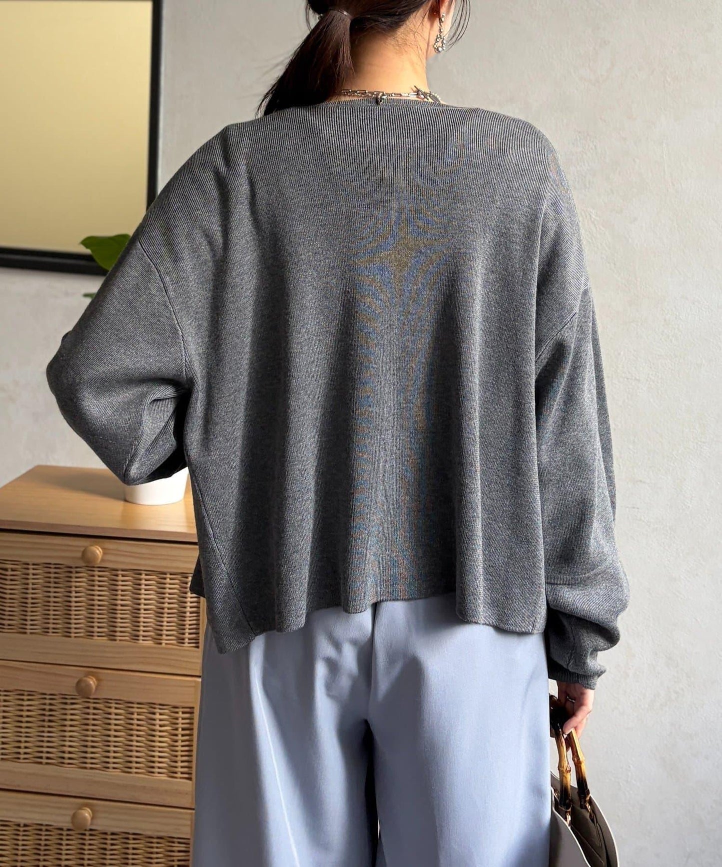 刺繡設計 針織 夾克