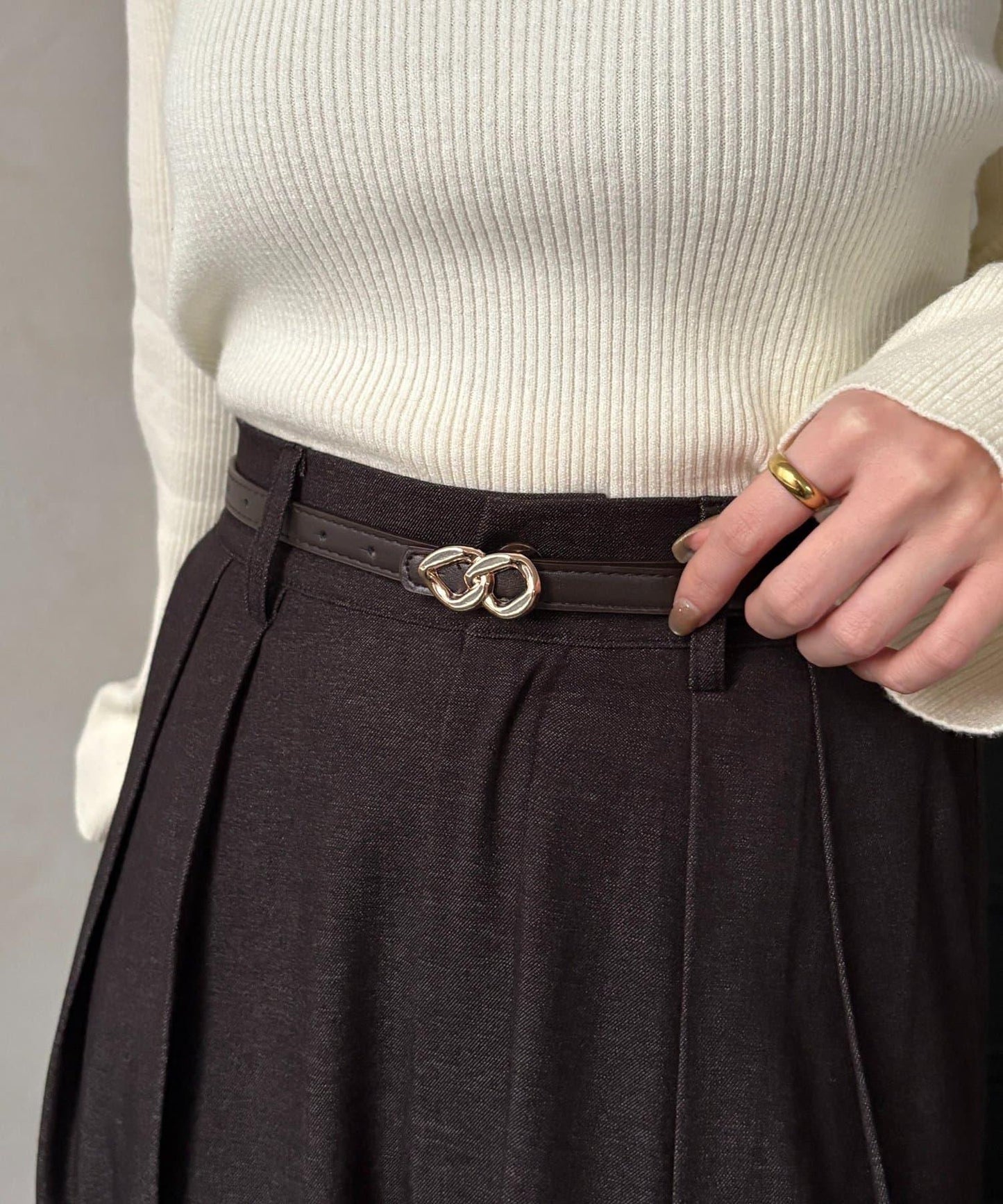 迷你雙環扣腰帶