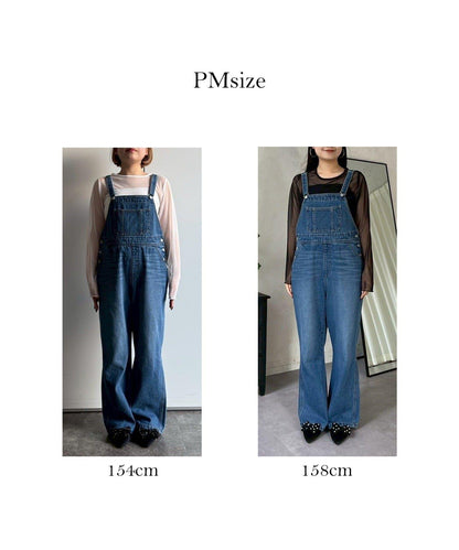 半喇牛仔連體褲