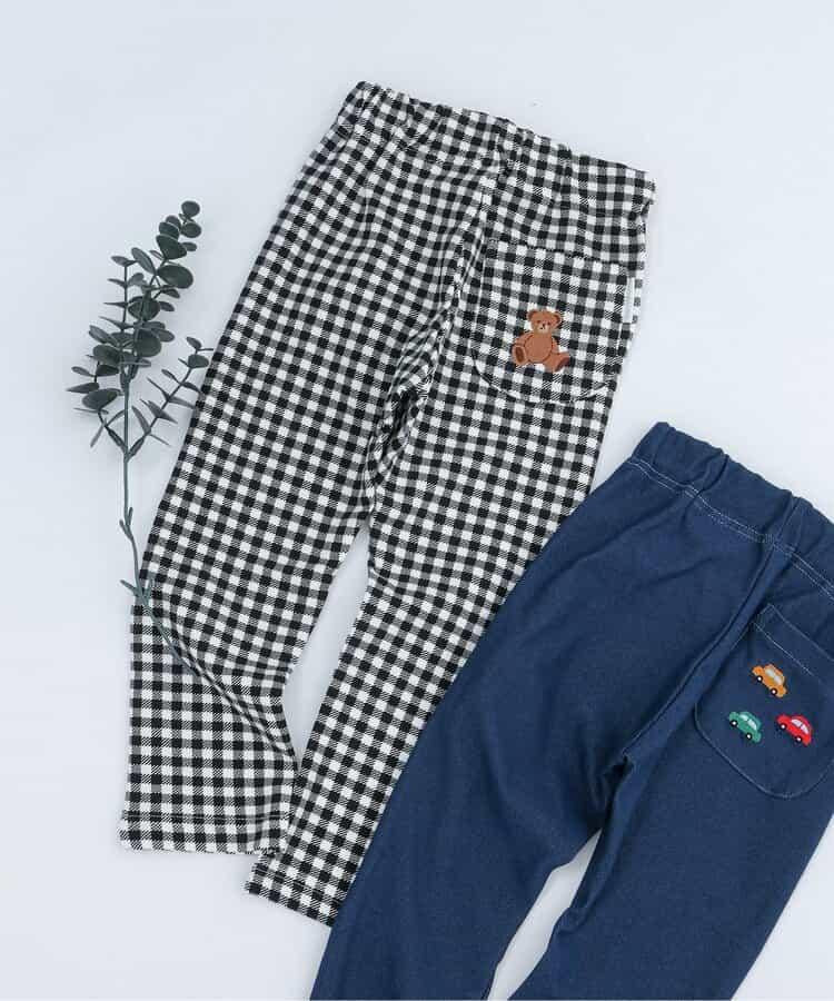 口袋刺繡 全長 7days Style pants 褲子